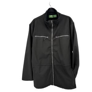 Stillwater Supply Co Fleece Lined Full Zip Jacket Men's Sz XL Black Winter Coat
